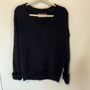 Anthropologie Pilcro Oversized Black Sweater / Good Condition / Size XS